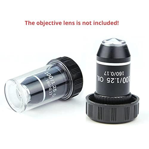 5PCS Microscope Objective Lens Storage Container, Protective Laboratory Case
