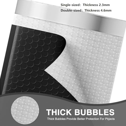 Metronic Black Bubble Mailers 6x10 Inch 100 Pack Self-Sealing Padded Envelopes