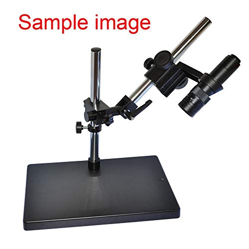 Heavy Duty Microscope Boom Stand with 50mm Lens Holder, Adjustable 3D Movement