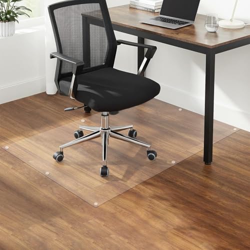 MM MELISEN Clear Office Chair Mats, 0.06" Thick Transparent Heavy Duty Hard Chair Mat for Wood Floors, Rectangular Home Carpet Protector, Can Be Cut (39.4 x 78.7in/100cm x 200cm) 1