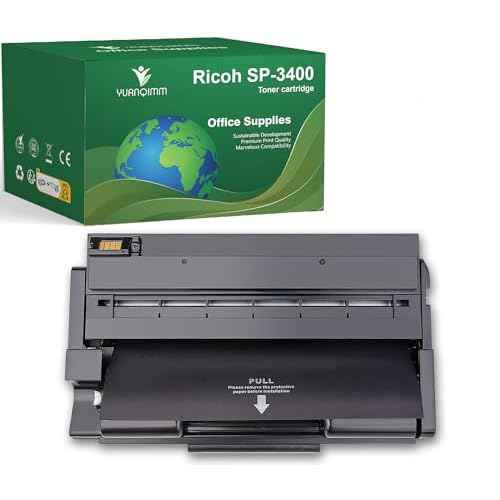 SP3400N Toner Cartridge Replacement for Ricoh 406465 SP3400HA Toner Compatible for Ricoh Aficio SP 3400HA SP 3400N SP 3400SF SP 3410DN SP 3410SF SP 3400DN SP 3500N SP 3500SF SP 3500DN SP 3510SF 3510DN