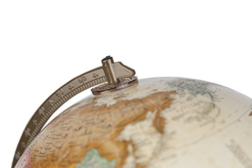 Replogle Franklin World Globe Antique Ocean 12-Inch Desk Globe Off-White