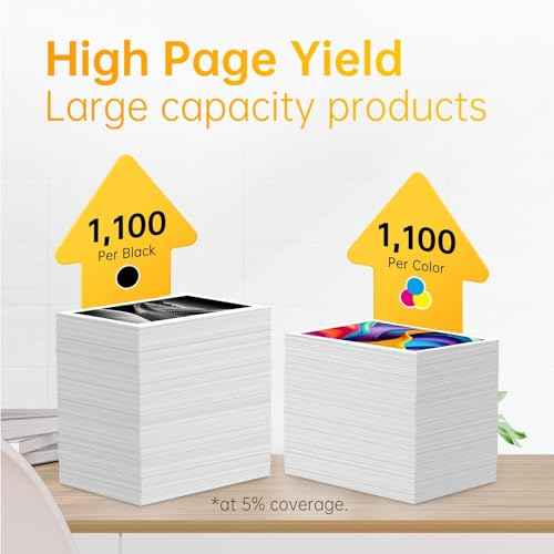 LEMERO Remanufactured for Epson 812XL Ink Cartridges Combo Pack Replacement for Epson 812 Ink Cartridges for Epson Workforce Pro WF-7840 WF-7820 WF-7310 Printer (5 Pack, 2 Black Cyan Yellow Magenta)