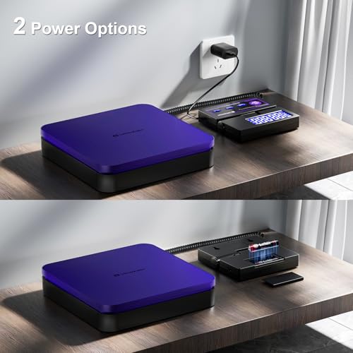 UNIWEIGH Purple & Black Digital Shipping Scale 110lb/0.1oz Postal Weighing Scale