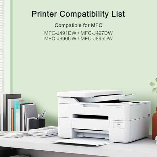 LC3013 Ink Cartridges BK/C/M/Y 8-Pack High Yield Compatible for Brother Ink Cartridges LC3013 LC3013 XL LC3013XL LC3011 Combo Pack Work for Brother MFC-J497DW MFC-J491DW MFC-J895DW MFC-J690DW Printer