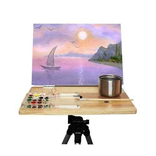 Magnetic Sketch Easel Plein air easels Plein air watercolorist Camera Tripod easels Sketch fits on a Camera Tripod (Easel and Easy-dismantling)