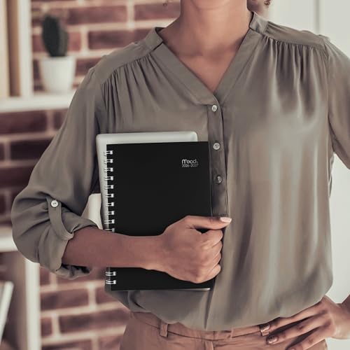 Mead 2026-2027 Academic Weekly & Monthly Planner, 15-Month, Black, 5.5 x 8.5 Inches (CAW42005)