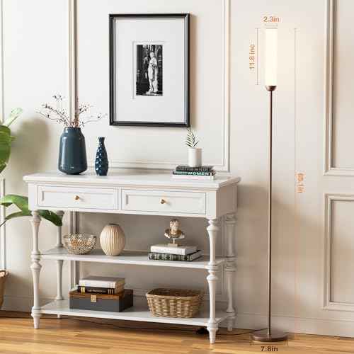 LED Floor Lamp with Remote Control, 65" Standing lamp with Stepless Adjustable 3000K-6500K Colors & 5%-100% Brightness, Foot Switch(Brown)