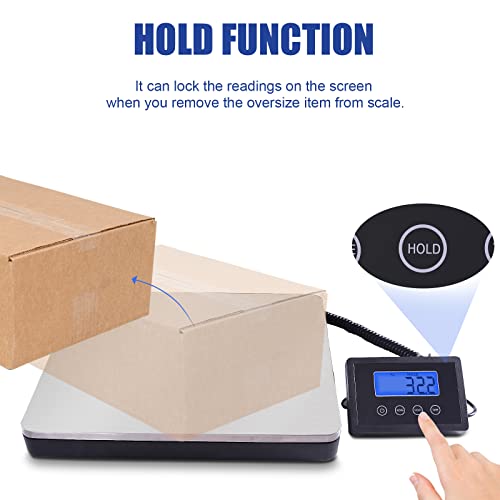 Fuzion EP200 Digital Postal Shipping Scale 440lb Max Capacity, Wall Mountable