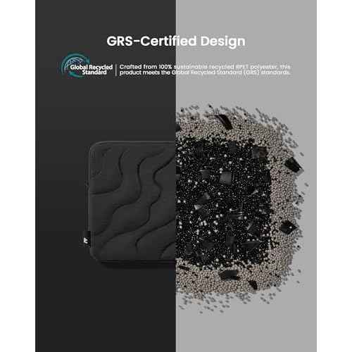 tomtoc 360 Protective Puffy Laptop Sleeve for 14-inch MacBook Pro M5(2025)/M4/M3/M2/M1 Pro/Max A3434 A3112 A3401 A3185 A2992 A2918 13.5/13.8-inch Surface Laptop 7(Copilot+ PC)/6/5/4/3, Quilted Design