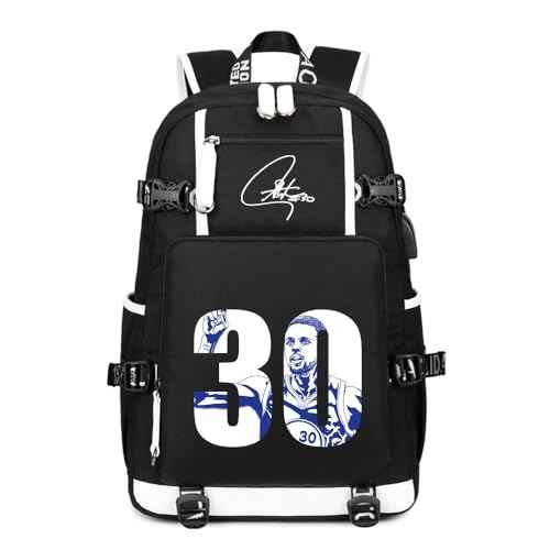 Basketball Player 30 Multifunction Backpack Travel Student Backpack Fans Bookbag For Men Women (1)