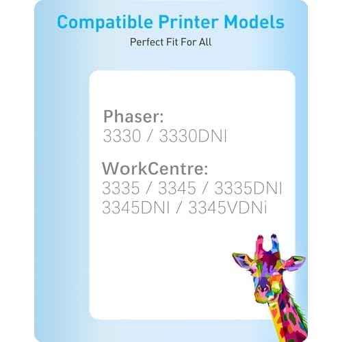MasaiMara 106R03622 106R03620 Compatible Toner Cartridges Replacement for Xerox Phaser 3330 3330DNI WorkCentre 3335 3345 3335DNI 3345DNI 3345VDNi Printer (Black, 2Pack)