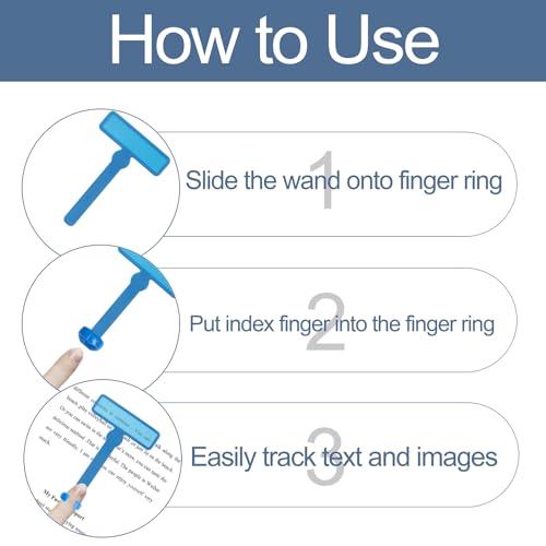 20PCS Dyslexia Tools for Kids ? Premium Guided Reading Strips with Finger Pointers, Colorful ADHD Text Overlays, Highlighter Trackers for Early Readers