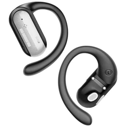 AI Translation Earbuds Real Time 164 Languages Translator Ear Buds Audifonos Traductores Ingl?s Espa?ol 4-in-1 Wireless Headphones Bluetooth Earphones for Travel Business Meeting Learning Black
