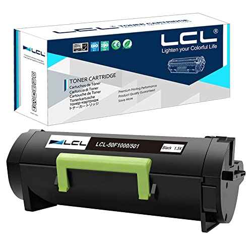 LCL Remanufactured Toner Cartridge Replacement for Lexmark 50F1000 50F000G 500G 501 MS310 MS310d MS310dn MS312 MS312DN MS410 MS410d MS410dn MS415 MS415DN MS510 MS510dn MS610 MS610DN (1-Pack Black)