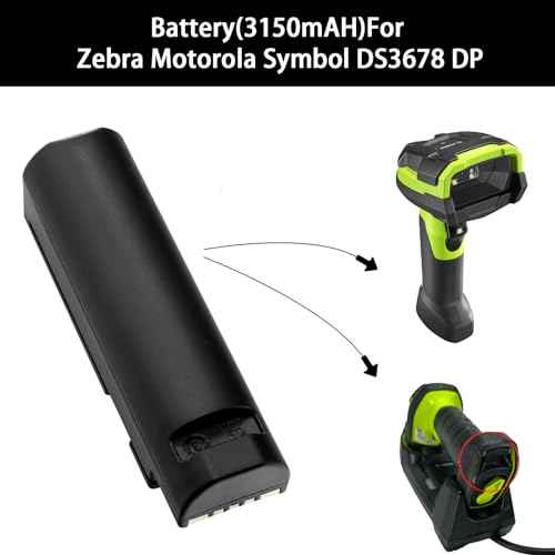 BTRY-36IAB0E-00 Replacement Battery for Zebra DS3678 DS3600 LI3678 LI3600 LS3678 LS3600 82-166537-01 Handheld Barcode Scanner