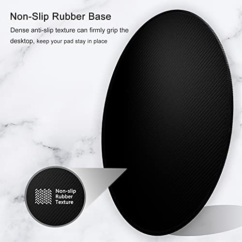Pink Round Mouse Pad R1-Pink 8.7 inch Anti-Slip Waterproof Office & Gaming
