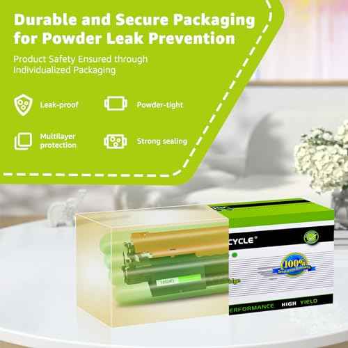 greencycle 4 Pack CRG051 Toner Cartridge Replacement Compatible for Canon 051 Black Toner Cartridge 2168C001 ImageCLASS LBP160 LBP161dn LBP162dw MF264dw MF267dw MF269dw Printer Ink Cartridge (4PCS)