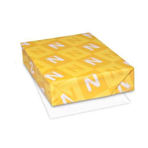 Neenah Paper Classic Linen Stationery, 97 Bright, 24 lb Bond Weight, 8.5 x 11, Solar White, 500/Ream