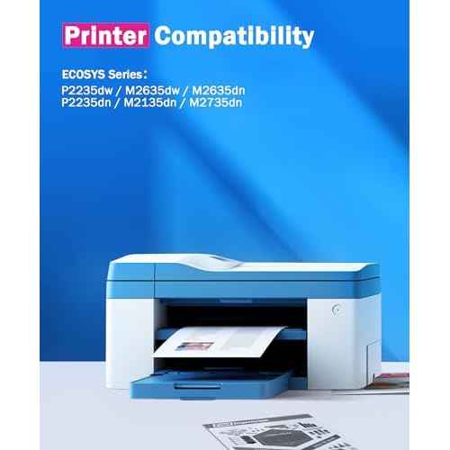 TK 1152 Black Toner Cartridges Compatible Replacement for Kyocera TK-1152 TK1152 1T02RV0US0 to Use with Kyocera ECOSYS P2235dn P2235dw M2135dn M2635dn M2635dw M2735dw Laser Printers, 2Black