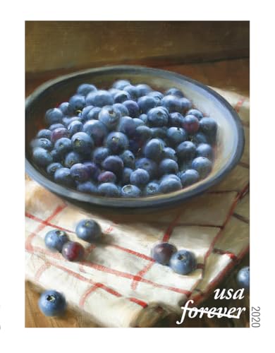 Tihoho Booklet of 20 Fruit & Vegetable Postage Stamps - Summer 2020, 10 Designs, US Mail