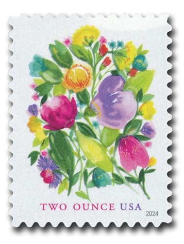 United States Postal Service Wedding Blooms 2 oz. Postage Stamps - Set of 20