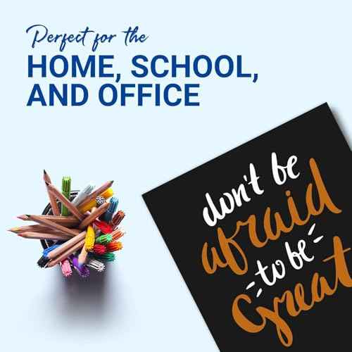 Black Poster Board, Premium 2-Sided 22x28 Poster Board for School Projects, Arts & Crafts, Water & Fade Resistant Posterboard for Signs & Presentations, Large Poster Board 22x28¡±, 24 Count