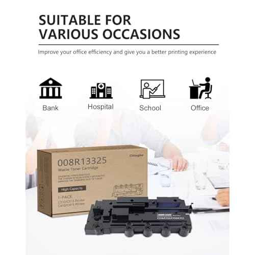 C310/C315 Waste Toner Bottle 1 Pack - 008R13325 Waste Toner Replacement for Xerox C310 C315 C410 C415 Printers
