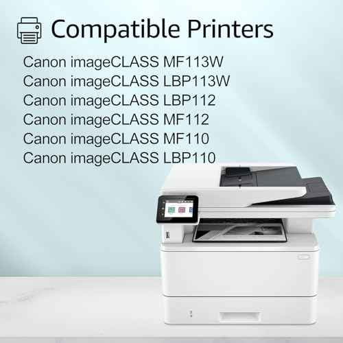 greencycle 047 Toner Cartridge BlackReplacement Compatible for Canon Toner Cartridge 047 imageCLASS MF113W LBP113W LBP112 MF112 MF110 LBP110 Printer Ink Cartridge (4PCS,Black)