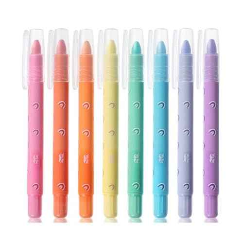 Mr. Pen- Gel Highlighters, 8 Pack Assorted Colors, Cute Bible Highlighters No Bleed