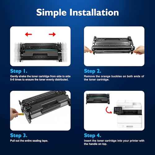 Compatible 057 Toner Cartridge Replacement for Canon 057 057H CRG-057 Work with ImageCLASS MF445dw MF448dw LBP226dw LBP227dw LBP228dw LBP236dw MF449dw Laser Printer (Black, 2-Pack)