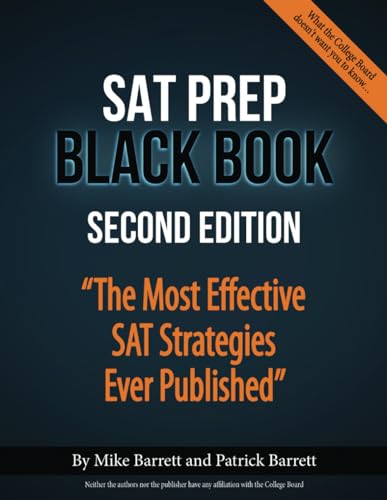 SAT Prep Black Book: Effective SAT Strategies for Students - Paperback