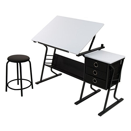 Studio Designs Eclipse Center, Black with White