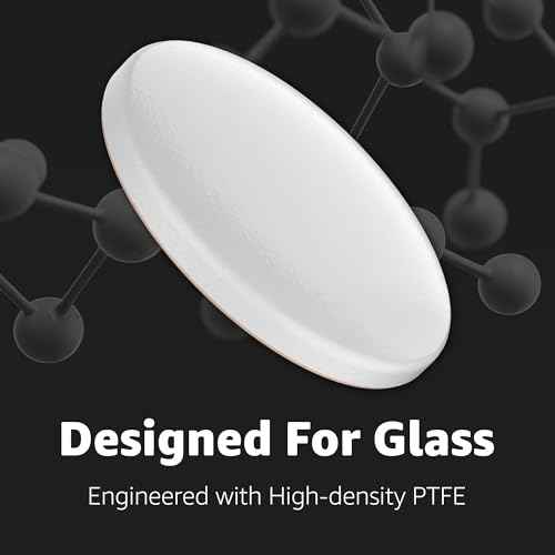 Hystar¢ç Aero Glides | 40 Dot Mouse Skates for Glass Mousepad | High-Density PTFE | Rounded and Polished for Quiet Use