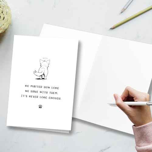 Dog Sympathy Card, Dog Bereavement Card, Heartfelt Condolence Card for Pet¡®s Owner to Express Condolences and support