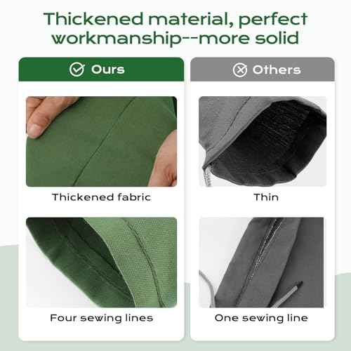 Sand Bags for Flooding,8Pcs Flood Prevention Sandbags,Thickened Long Canvas with Elastic Band, Reusable Flood Barriers for Indoor and Outdoor Garage 4'X 7"