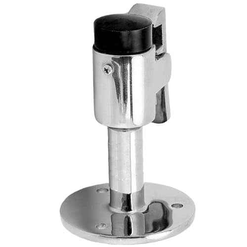 Boat Marine Grade 316 Stainless Steel Heavy Long Doorstop Catch Set Surface Mirror Treatment Yacht Ship Hatch Stopper Soft Stop Catch Anti-Collision Holder Hold Keep Door Open (2)