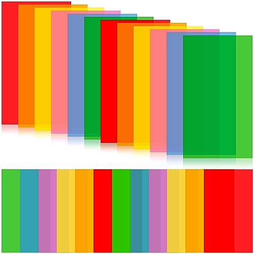 24 Color Overlays for Dyslexia Reading Strips - Reduce Visual Stress & Improve Focus