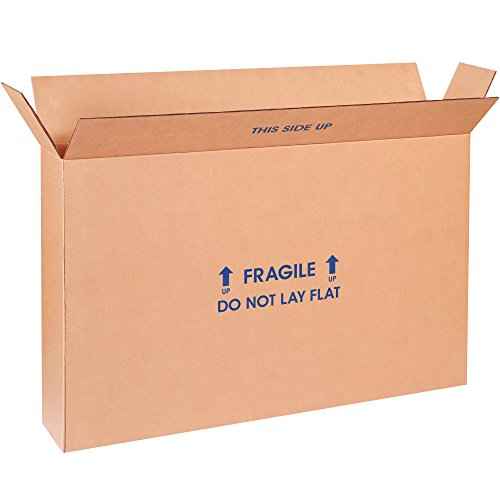 Boxes Fast BF28620FPFOL Flat Screen TV Cardboard Moving and Shipping Box, Fits 23-26¡±, Kraft (Pack of 5)