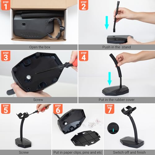 Universal Barcode Scanner Stand Wall Mount Adjustable Holder for Retail & Logistics