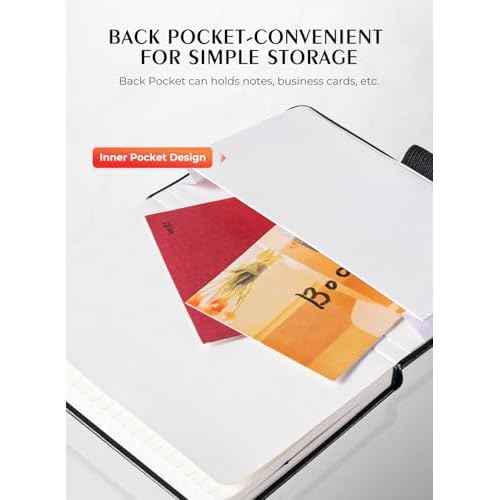 AISBUGUR Pocket Notebook, Small Notebook, 2-Pack Total 320 Pages,3.7" x 5.7" Pocket Notebook (8 Pack, 8 Pack Black)
