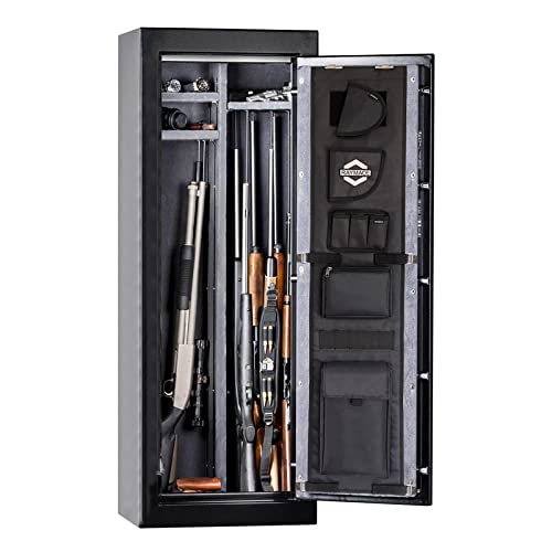 RAYMACE Gun Safe Door Panel Organizer 10W*46H inch£¬Adjustable Width to 13 Inch, Pistols and Documents Storage Solution