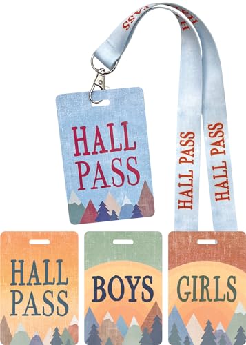 Teacher Created Resources Hall Pass Lanyards for Classroom Safety & Convenience