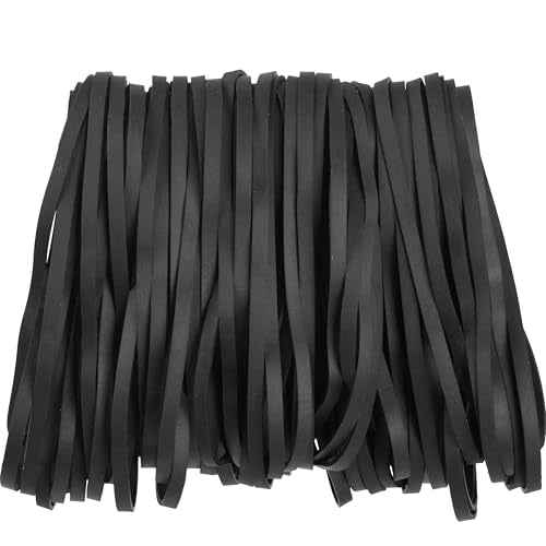 Rubber Bands 70Pcs size#69 Big black rubber band Elastic Band rubber bands office supplies (5.9" x 0.24")