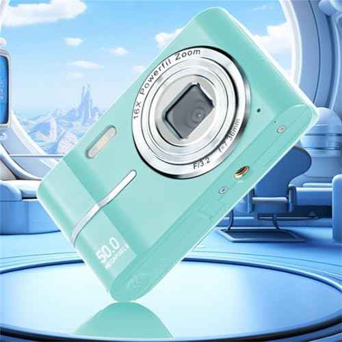 2000's Aesthetic Digital Camera, HD 1080p Portable Small Cameras, 16x Zoom Anti Shake, 2.4 Inch LCD Screen, Autofocus for Teens Adult Beginner