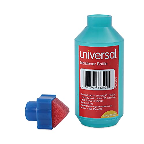 Universal 2 oz Blue Squeeze Bottle Moistener for Envelopes & Crafts