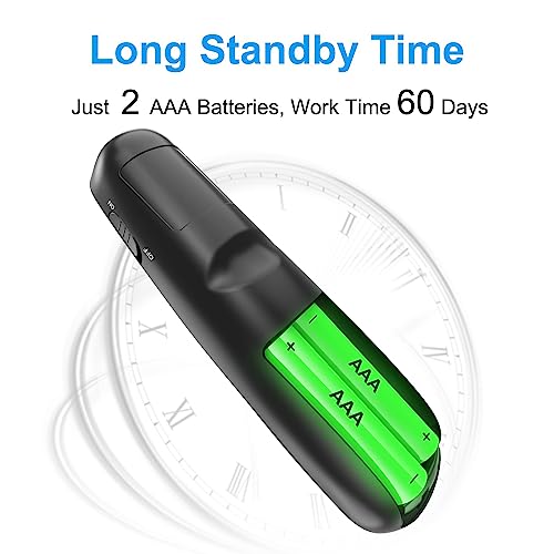 Wireless Presentation Clicker Remote for PowerPoint with Red Laser Pointer