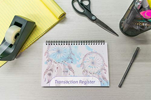 CarouseLCHECKS Top Spiral Bound Dream Catcher Checkbook/Transaction Register – Top Spiral Bound Register