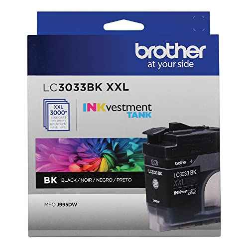 Brother¢ç LC3033 Black Super-High-Yield Ink Cartridge, LC3033BKS
