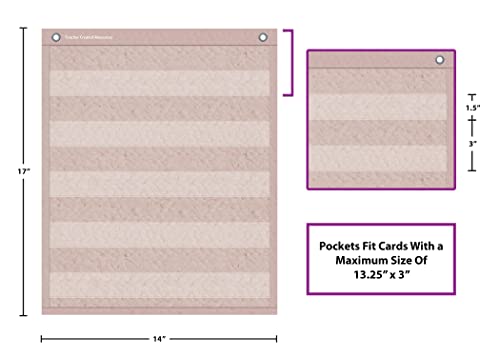 Teacher Created Resources Woven Magnetic Mini Pocket Charts (14" x 17") (TCR20108)